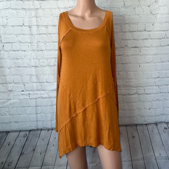 Verve Ami Tops - verve ami dark orange long sleeve top size S